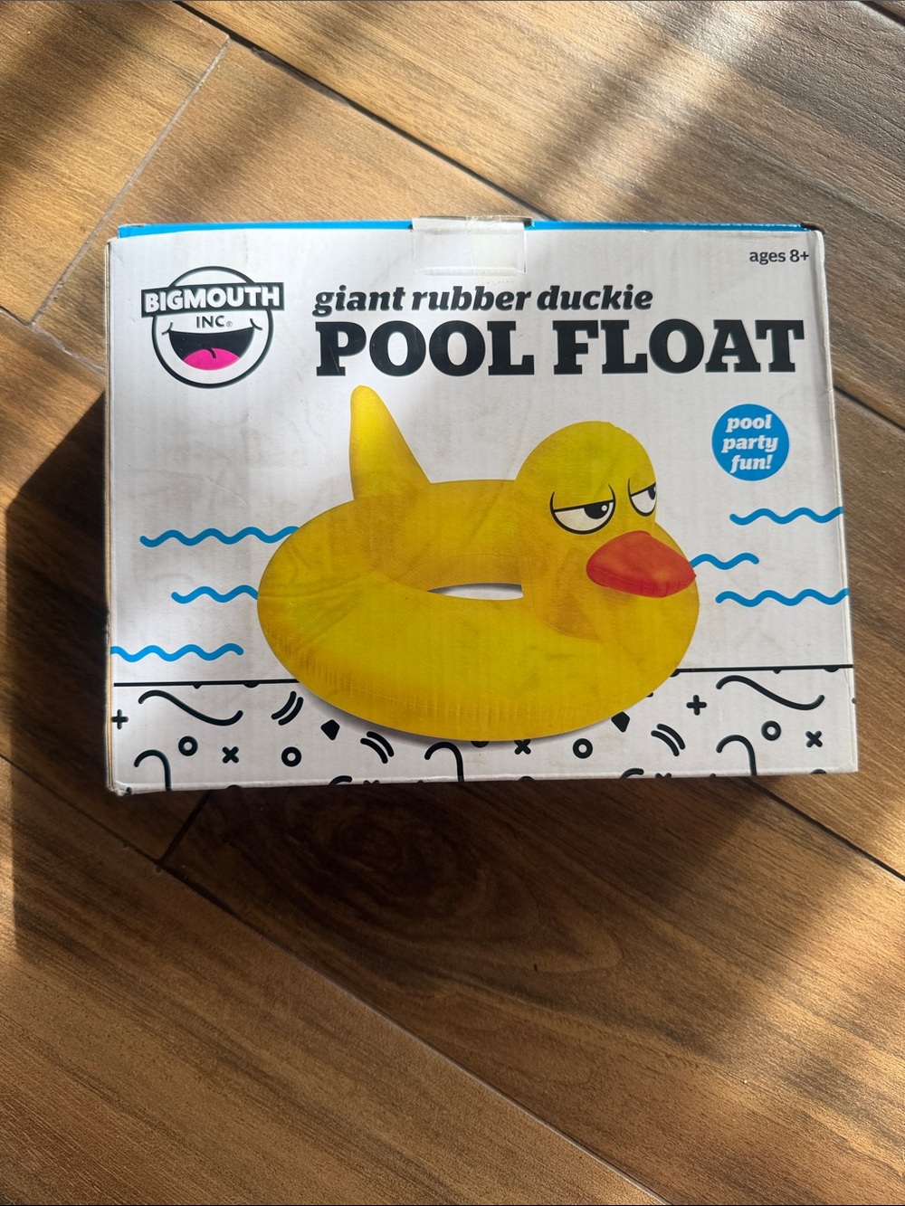 BigMouth Inc. Kids Yellow Rubber Duckie Pool Float